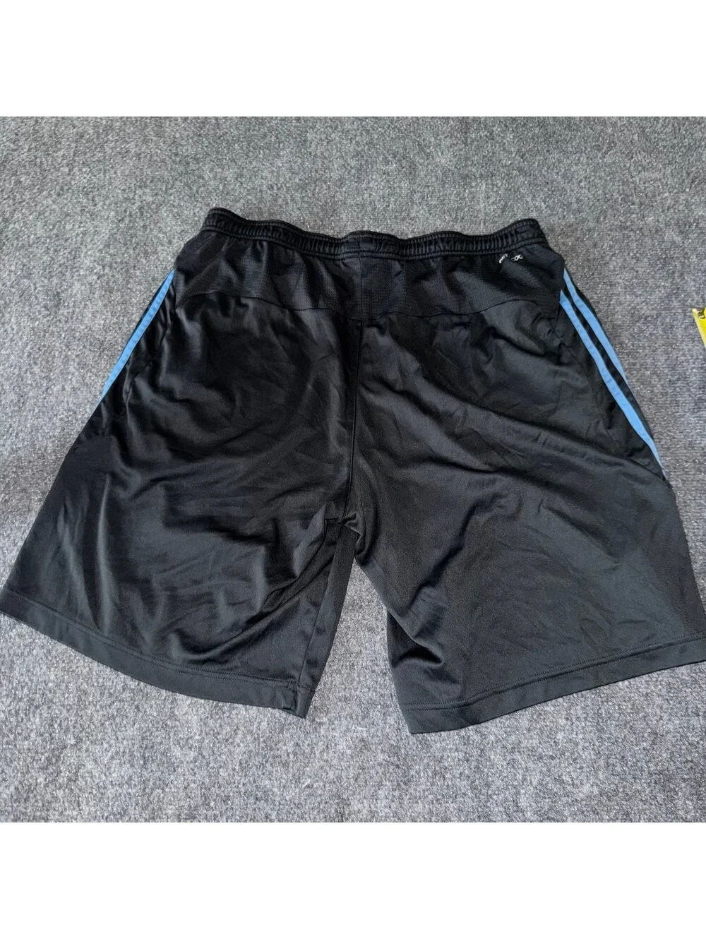Adidas Blue Stripe Baggy Athletic Shorts Mens LG Vtg y2k 90s Rare